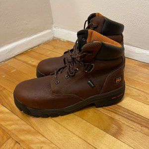 Timberland Pro Alloy Steel Toe Boots Size 11 in Brown